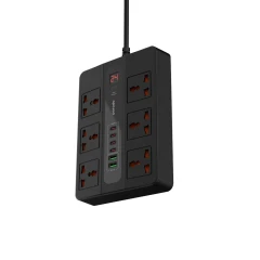 چند راهی برق پرودو مدل PORODO Multi-Port Super Hub PD-FWCH009 طول کابل 2 متر