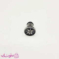 پیرسینگ گوش مردانه مدل ستاره قطب نما compass star کد 80