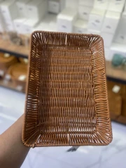 سبد حصیری مستطیلی