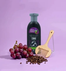 شامپو کافئین و روغن هسته انگور