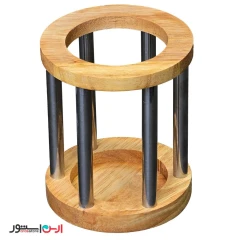 جا قاشقی چوبی رابر مدل میله دار