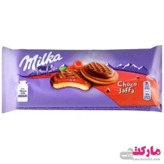 بیسکویت میلکا سری Choco Jaffa با مغز ژله تمشک 147 گرم