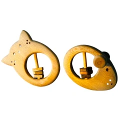 اسباب بازی صدا ساز گربه موش بلوطک