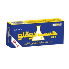 چسب دوقلو غفاری رنگدار دوجزئی