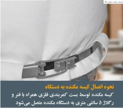 بست مکنده درجه یک قطر50 مخصوص پایون و نوین چوب( آبکاری شده)
