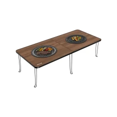 باربیکیو قابل‌حمل گرین لاین Green Lion GNFLDBBQ Fold Grill Table BBQ Camp