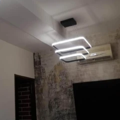 لوستر مدرن مربع مدل 50_40_30
