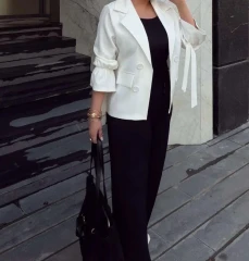 کت تک زنانه پارچه مازراتی گرم بالا