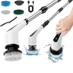 براش شستشو برقی شارژی 25 وات JY-6010 اورجینال 9 سری کاربردی برای سینک ، حمام ، ماشین و سطوح مختلف