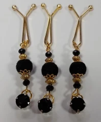 گیره روسری آویز دار ساچ مشکی