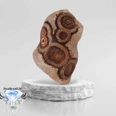 سنگ عقیق باباقوری چشم فسیلی کمنظیر S89