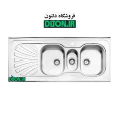 سینک استیل البرز مدل 530 روکار