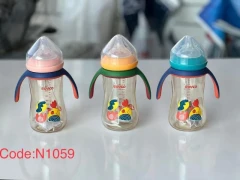 شیشه شیر طلقی دسته دار 9 ماه به بلا با حجم 300 میلی رووکوRovco کد 1059