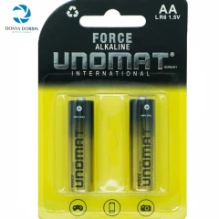 باتری قلمی آلکالاین یونومات FORCE بسته 2 عددی