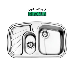سینک استیل البرز مدل 608 توکار