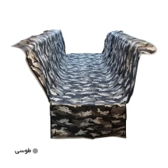 کاور صندلی خودرو طوسی کد 358