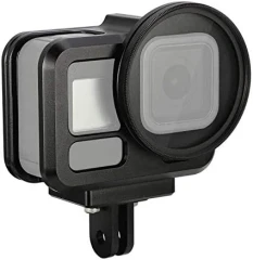 قاب محافظ آلومینیومی CNC گیمبال و اکشن کمرا Hero 8 Black مناسب فیلم‌برداری حرفه‌ای برند EyeGrab