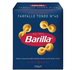 ماکارونی پاپیونی باریلا Barilla مدل Tonde N°40 حجم 500 گرم