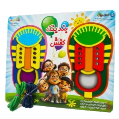 اسباب بازی دوخت دوز بندینک کفش نوول چوب