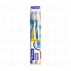پک مسواک برس نرم تریزا Trisa مدل Pearl White – بسته 2 عددی