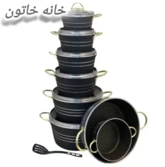 سرویس قابلمه و تابه 15 پارچه پرتو