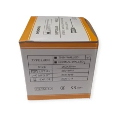 سرسوزن شنزو گیج 25 طول 25 (قیمت هر عدد فروش بسته 100 عددی)