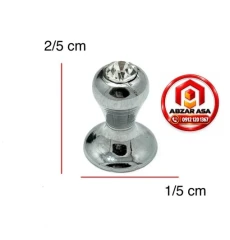 دستگیره کابینت تک پیچ نگین دار