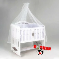 گهواره چوبی طرح دار اسلیمی دیوانکو Divanco