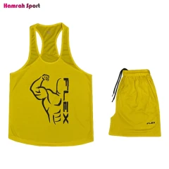 ست تاپ و شلوارک ورزشی مردانه مدل FLEX