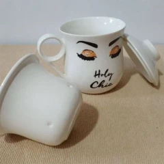 ماگ دمنوش به همراه صافی چینی