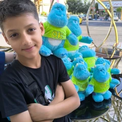 عروسک سالیوان لباس سبز