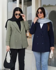 کت تک زنانه جنس لنین گرم بالا