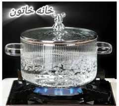 قابلمه پیرکس شعله مستقیم مدل خرسی