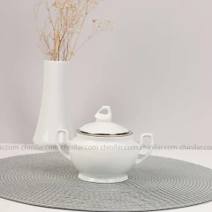 قندان سرویسی بست لب طلا چینی تقدیس