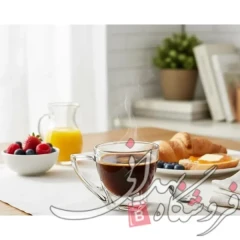 فنجان شیشه ای لونا 6 عددی نوری تازه
