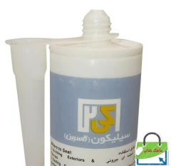 چسب سیلیکون کاسپین مدل SILICONEK2 حجم 300 میلی لیتر