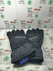 دستکش چرمی زمستانه مشکی خارجی (کیفیت درجه 1)