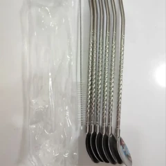 نی قاشق دار استیل در دو طرح