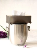 سطل و دستمال آنتیک هندی وارداتی کد 12655A