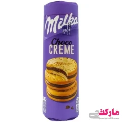 بیسکویت کرم دار شکلاتی میلکا وزن 260 گرم