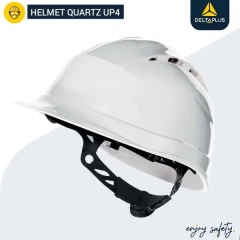 کلاه ایمنی مهندسی سفید کوارتز آپ 4دلتا پلاس QUARTZ UP IV SAFETY HELMET WHITE DELTA PLUS