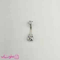 پیرسینگ ناف استیل مدل اشک کد 129