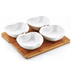 سالاد خوری 5 پارچه طرح سیب نوبل لایف