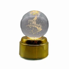 گوی کریستال گردان سایز 8