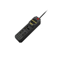 چند راهی برق گرین لاین مدل Green Lion Stark Plus Power Inverter GNSTPSBK توان 200W