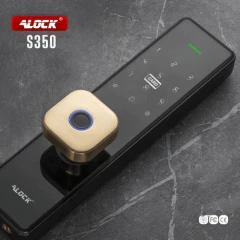 دستگیره هوشمند ALOCK اثر انگشتی مدل S350 Gold
