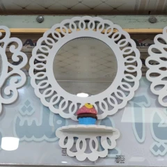 آینه کنسول کوچک ضد آب بخار توالت