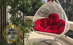 صندلی آویزی مناسب فضای باز دونفره