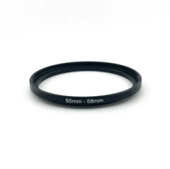 تبدیل فیلتر لنز 55mm به 58mm