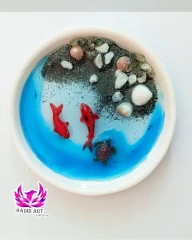 ظرف ماهی و جاعودی رزینی